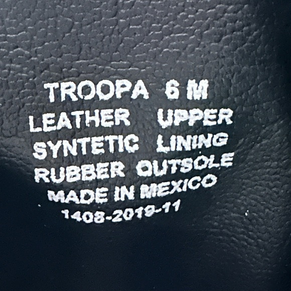 Steve Madden Troopa Combat Boots Black Leather size 6 - Picture 7 of 11